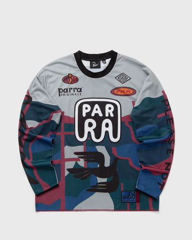 Тениска By Parra Dirt Jumper Graphic Long Sleeve T-Shirt Сиво | 54135, 1