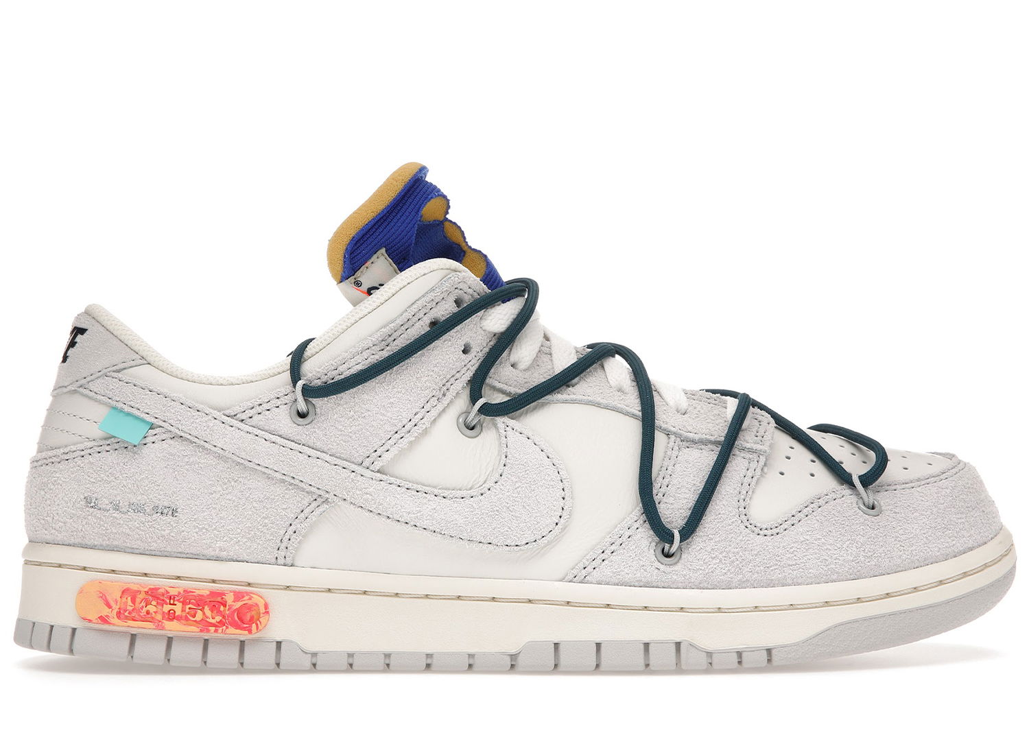 Кецове и обувки Nike Dunk Low Off-White Lot 16 Сиво | DJ0950-111, 0