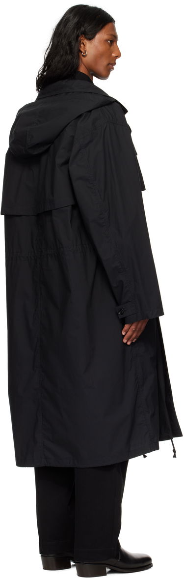 Дъждобран LEMAIRE LEMAIRE Light Hooded Trench Coat Черно | CO1096 LF1371, 2