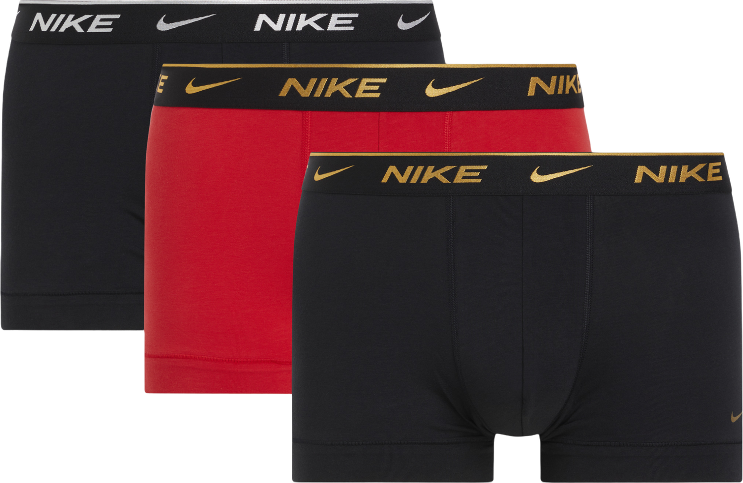 Боксерки Nike 3 Pack Trunk Boxershorts Черно | ke1008-exg, 0
