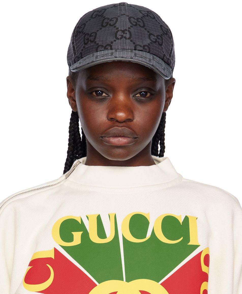 Шапка с козирка Gucci GG Cap Сиво | 768392 4HA5M, 0