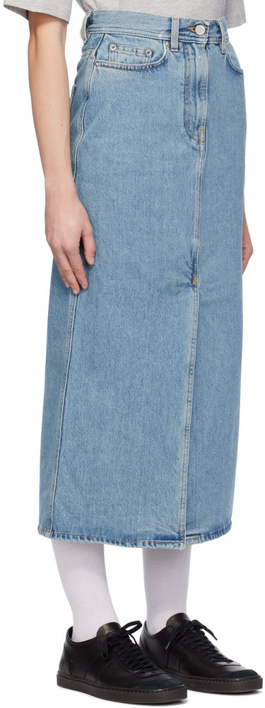 Пола Loulou de Saison Loulou de Saison Rona Denim Maxi Skirt Синьо | RONA, 1
