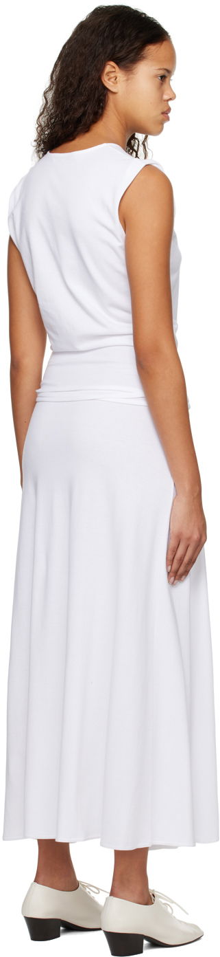 Pокля LEMAIRE Lemaire Belted Midi Dress Бяло | DR1012 LJ054, 2