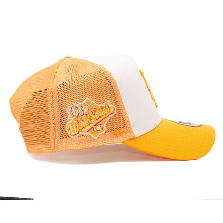 Шапка с козирка New Era 9FORTY A-Frame Trucker MLB Style Activist Los Angeles Dodgers Cooperstown PSM / Pi Жълто | 60435092, 1