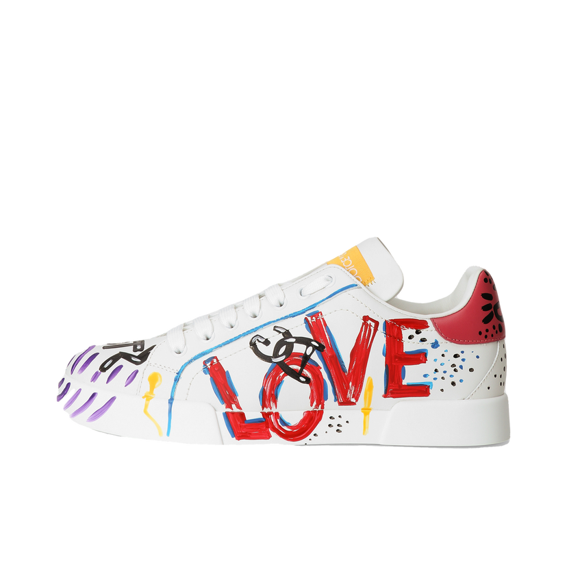 Кецове и обувки Dolce & Gabbana Portofino With Lettering Многоцветен | CK1545AD4628Z416