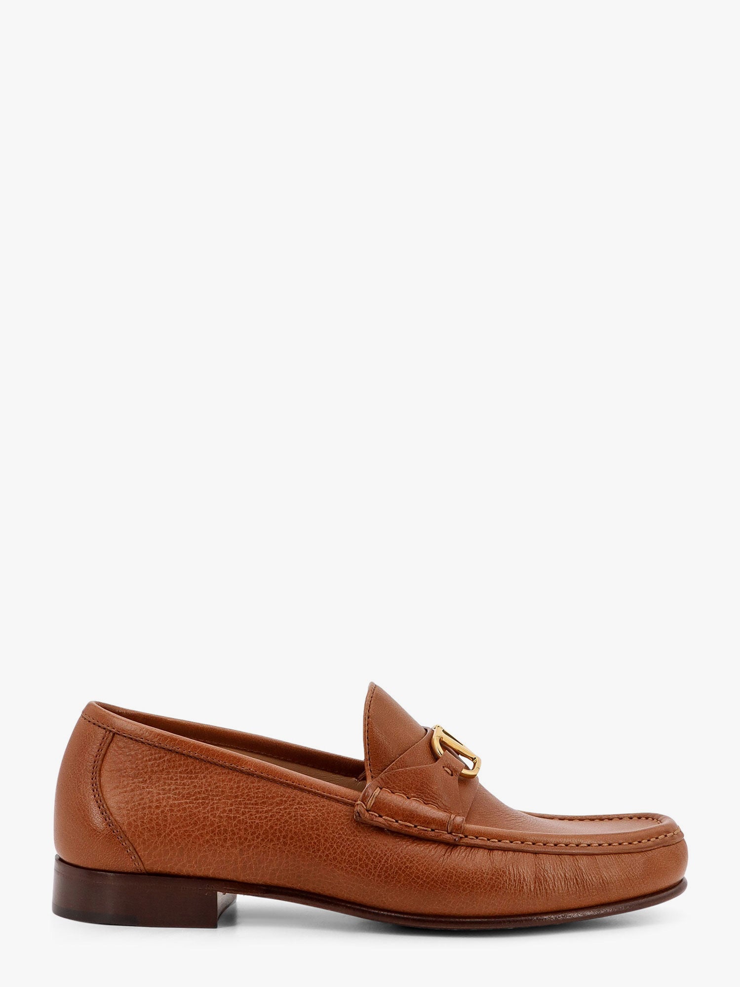 Кецове и обувки Valentino Valentino Garavani Leather Loafers Кафяво | 6Y2S0J68MILN58, 0