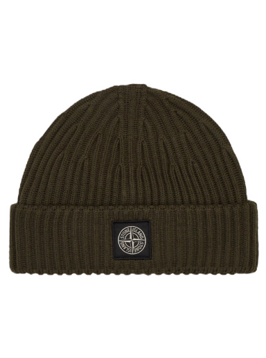 Шапка Stone Island Wool Beanie Зелено | 7915N22C3 V0058