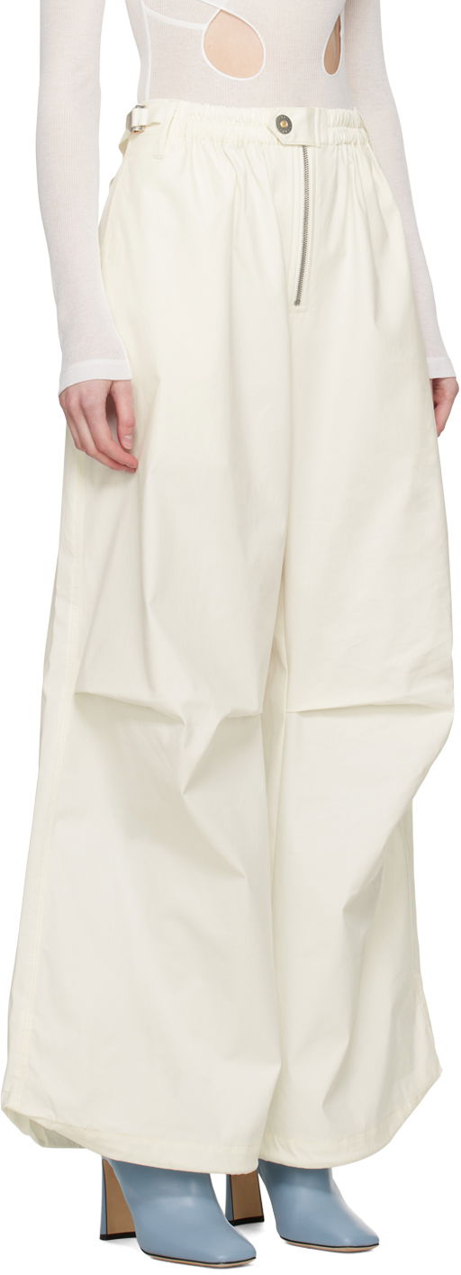 Панталони Dion Lee Zip Trousers Бежово | C2131S23, 1