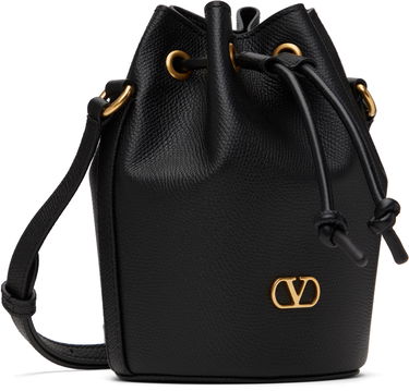 Дамска чанта Valentino Valentino Garavani Mini Drawstring VLogo Signature Bag Черно | 6W2P0AJ2SNP, 1