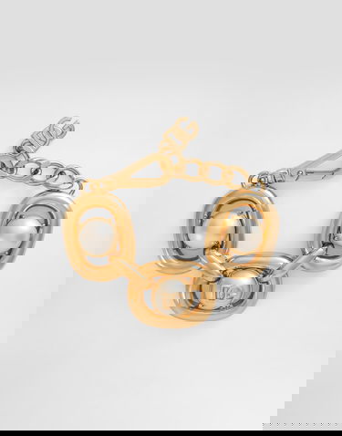 Гривна Dolce & Gabbana Dolce & Gabbana Gold Metal Maxi-Bracelet with Pearls and DG Logo Металик | WBR2E2W1111ZOO00, 3
