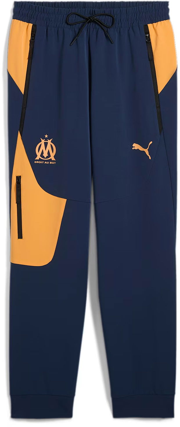 Спортни панталони Puma Olympique Marseille TECH Track Pants Woven Тъмно синьо | 778800-11, 0
