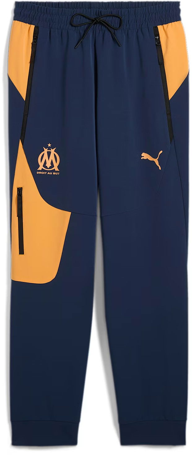 Спортни панталони Puma Olympique Marseille TECH Track Pants Woven Тъмно синьо | 778800-11