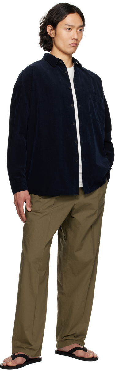Панталони The Row The Row Silas Pleated Trousers Зелено | 909-W2517, 3
