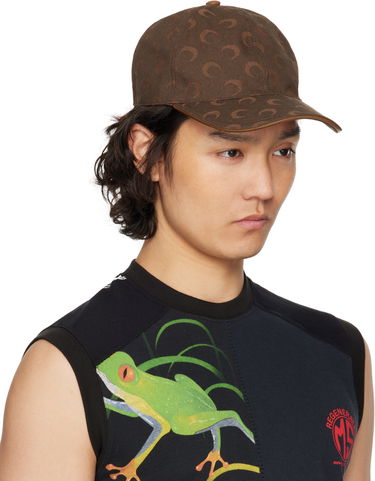 Шапка с козирка Marine Serre Marine Serre Moon Jacquard Twill Baseball Cap Кафяво | UHG049A CWOV0063, 1
