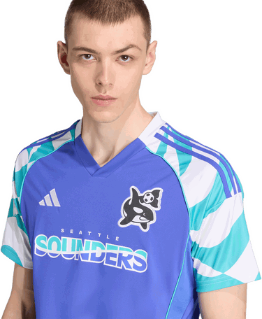 Фланелка adidas Performance Seattle Sounders FC Third Jersey Синьо | JX8719, 3