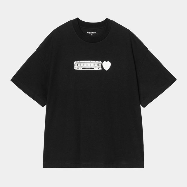 Short Sleeve Deconstructed Label T-Shirt