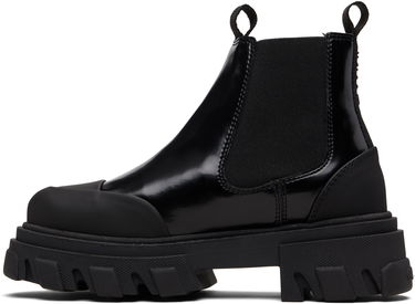 Кецове и обувки GANNI Cleated Low Chelsea Boots Черно | S3242, 2