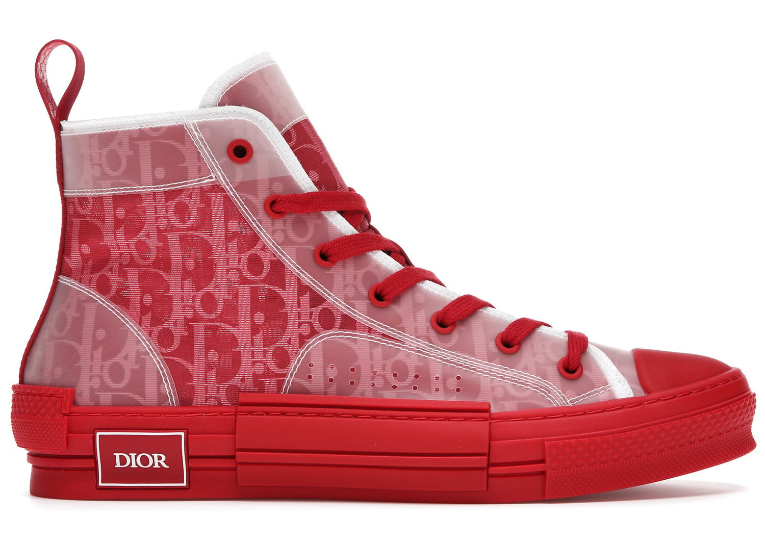 Кецове и обувки Dior B23 High Червено | 3SH118YNT_H363, 0