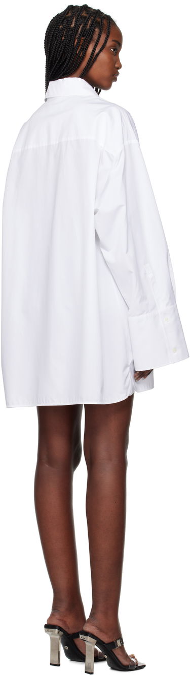 Риза Off-White Off-White Poplin Roxy Shirt Dress Бяло | OWDG009S25FAB0010110, 2
