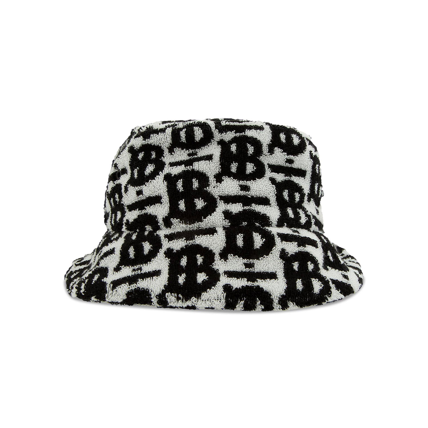 Шапка Burberry Towel Bucket Hat Черно | 8057414, 1
