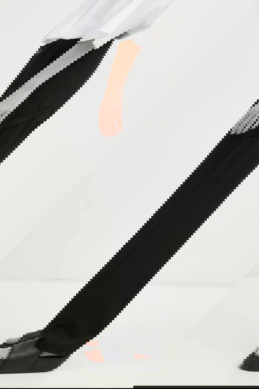 Панталони Carhartt WIP Pierce Pant Straight High Waist Черно | I026588.89GD, 1