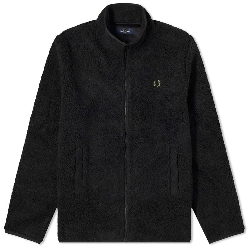 Суитчър Fred Perry Zip Through Borg Fleece Черно | M6671-102