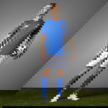 Фланелка adidas Originals FIGC H JSY AU 2024 Синьо | in0658, 4