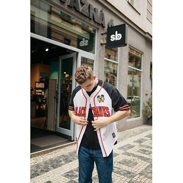 Фланелка Mitchell & Ness Practice Day Button Front Jersey CHICAGO BLACKHAWKS Бяло | TBTF4994-CBHYYPPPWHIT, 6