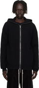 Rick Owens Concordians Zipped Knit Hoodie