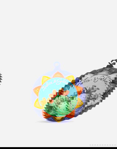 Домашен декор Dolce & Gabbana Dolce & Gabbana Hand-Painted Fico d'India Decorative Glass Ball Многоцветен | TCC204TCAGEUC030, 0