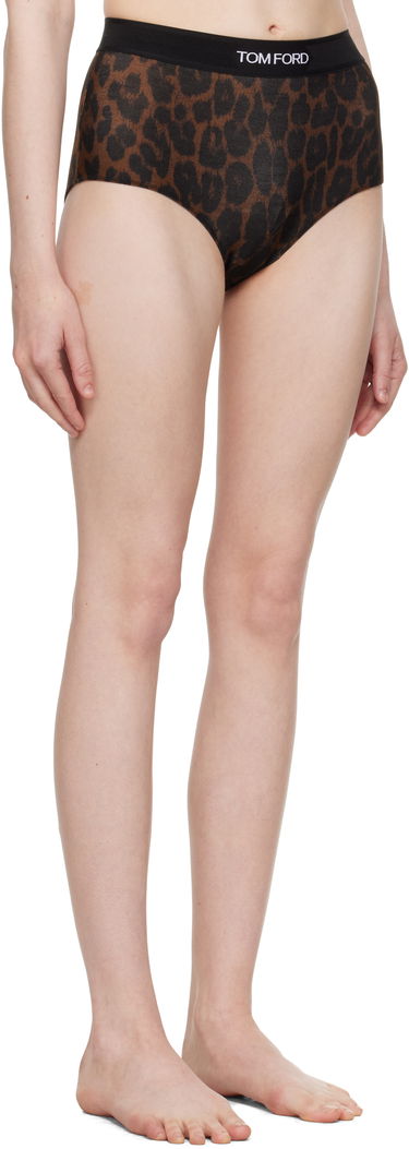 гащички Tom Ford Tom Ford Leopard Modal Signature Briefs Кафяво | KNJ021-JEP030, 1