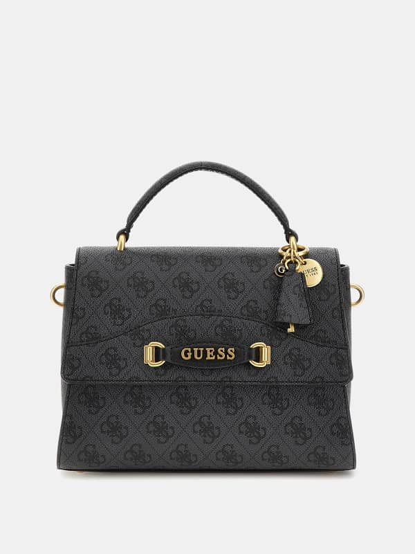 Дамска чанта GUESS Emera 4G Logo Handbag Черно | HWBA9316200, 0
