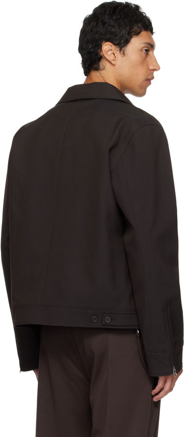 Яке Courrèges Courrèges Embroidered Zipped Twill Jacket Черно | 325CBL307PL0222, 2