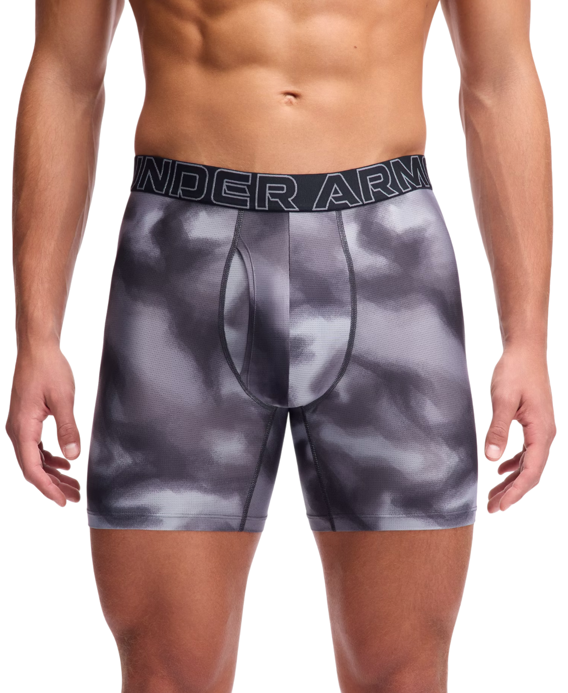 Боксерки Under Armour Under Armour Print 6in Boxer Shorts, 3-Pack Сиво | 1383885-024, 1