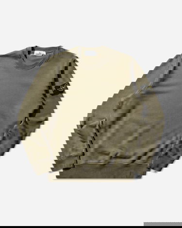Суитчър Stone Island Organic Cotton Fleece Crewneck Sweatshirt Зелено | L1S156100060S0051 V005G, 0
