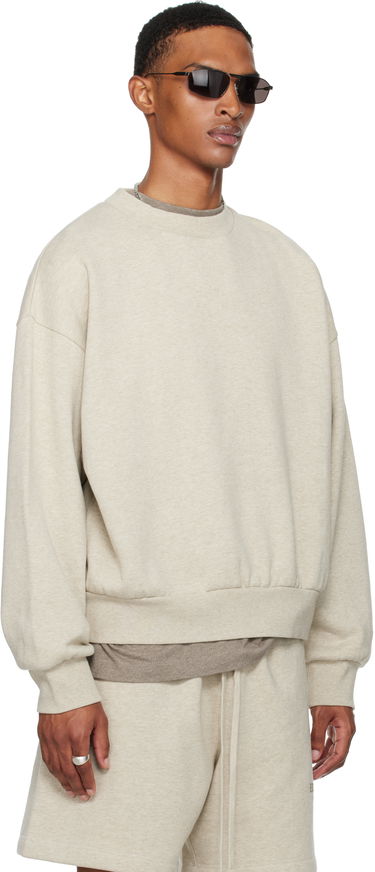 Суитчър Fear of God ESSENTIALS Classic Fit Fleece Crewneck Sweatshirt Бежово | 192SP252042F, 1