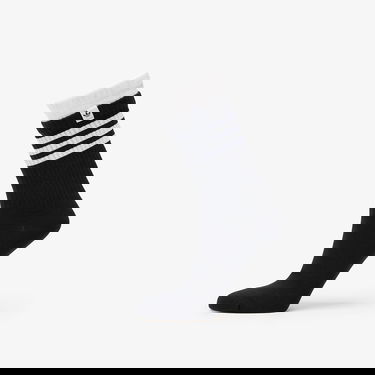 Чорапи adidas Originals 3 Stripes 2 Layer Crew Socks 2-Pack Black/ White Металик | JC8874, 1