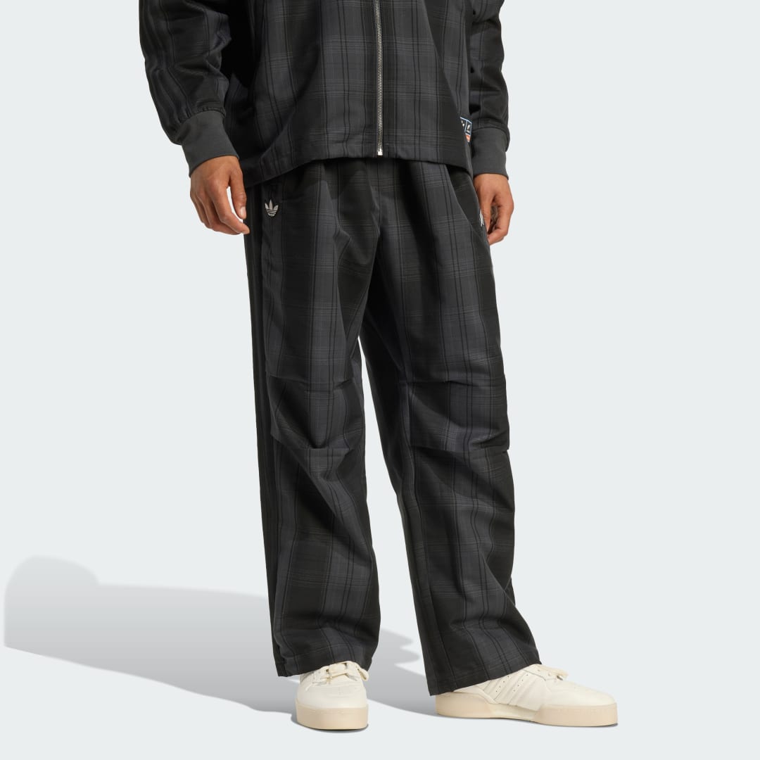 Панталони adidas Performance Originals All Blacks Firebird Plaid Track Pants Черно | KG4637, 0
