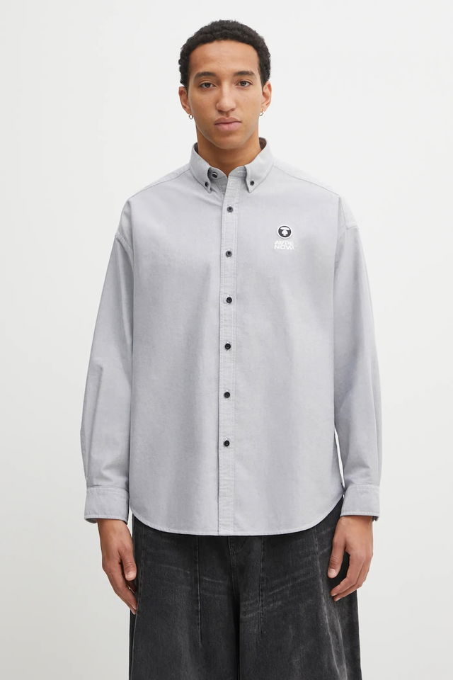 AAPE Now Relaxed Fit Button-Down Shirt