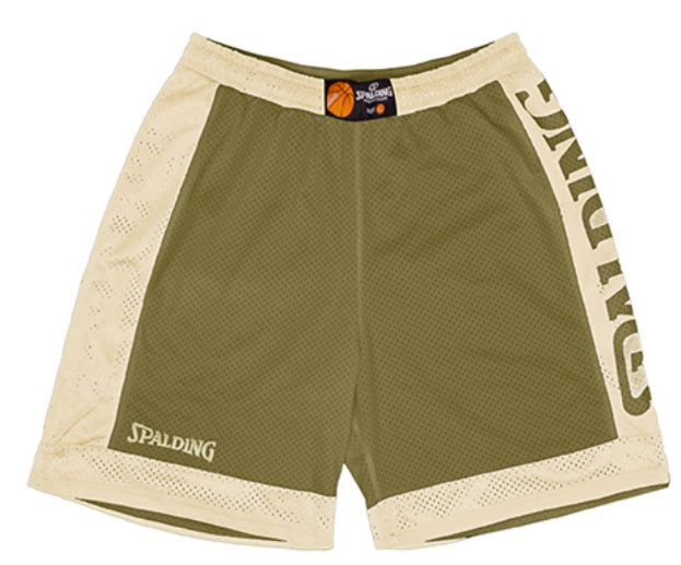 Къси панталони Spalding Spalding Reversible Shorts Бежово | 40221208-khakisilvergrey, 1