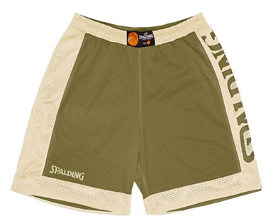 Къси панталони Spalding Spalding Reversible Shorts Бежово | 40221208-khakisilvergrey, 1