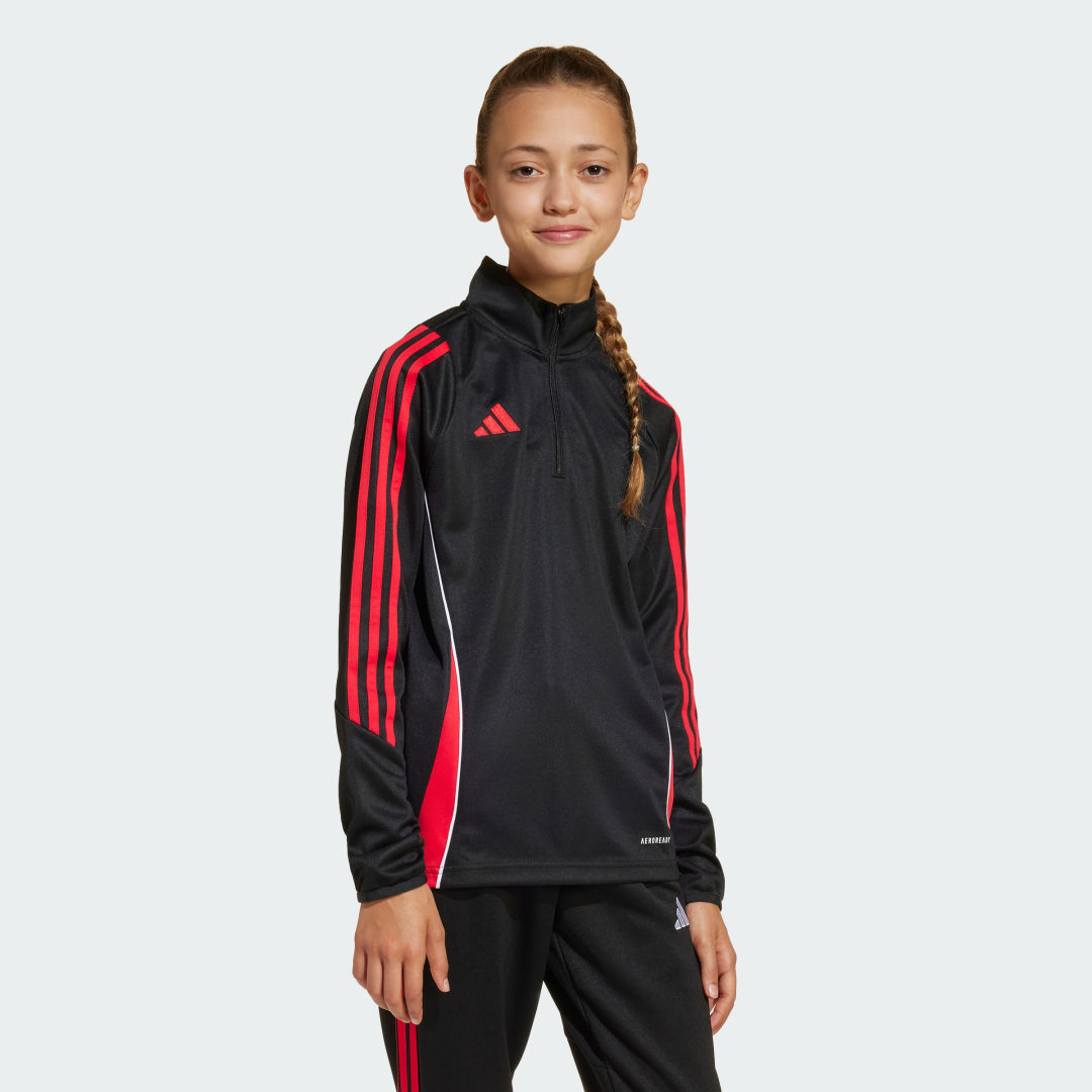 Суитчър adidas Performance Tiro 24 Training 1/4 Zip Top Черно | JP2493, 0