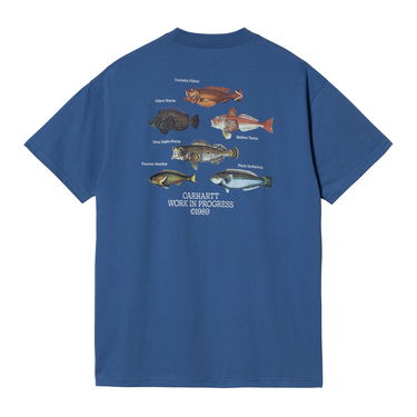 Тениска Carhartt WIP S/S Fish T-Shirt Синьо | I033120_1YQ_XX, 5