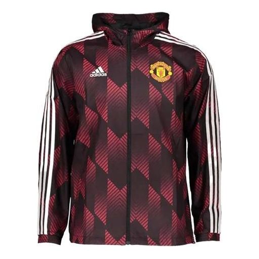 Ветровка adidas Originals Manchester United Hooded Jacket Червено | GR3872, 0