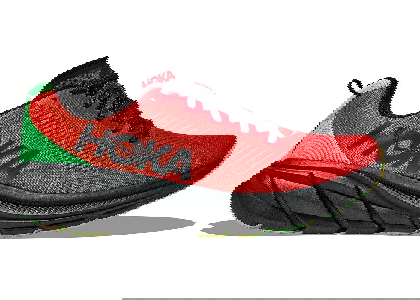 Кецове и обувки Hoka One One Rincon 3 Red Alert Flame Червено | 1119395-RAFL, 0