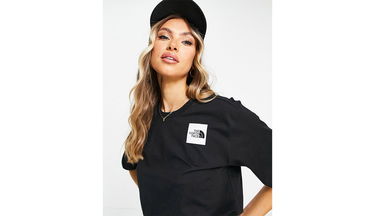 Тениска The North Face W Relaxed Fine Tee Черно | NF0A4SYAJK31, 1