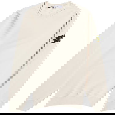 Пуловер Stone Island Garment Dyed Crewneck Бежово | 7915624-V0097, 0