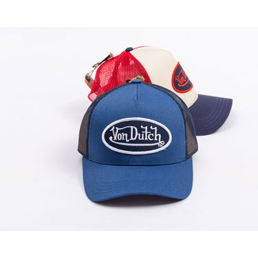 Шапка с козирка Von Dutch Von Dutch Classic Logo Trucker Cap Синьо | VD/0/CAS1/COL/BLU, 4