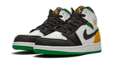 Кецове и обувки Jordan Air Jordan 1 Mid SE "White Laser Orange Lucky Green" Многоцветен | 852542-101, 3