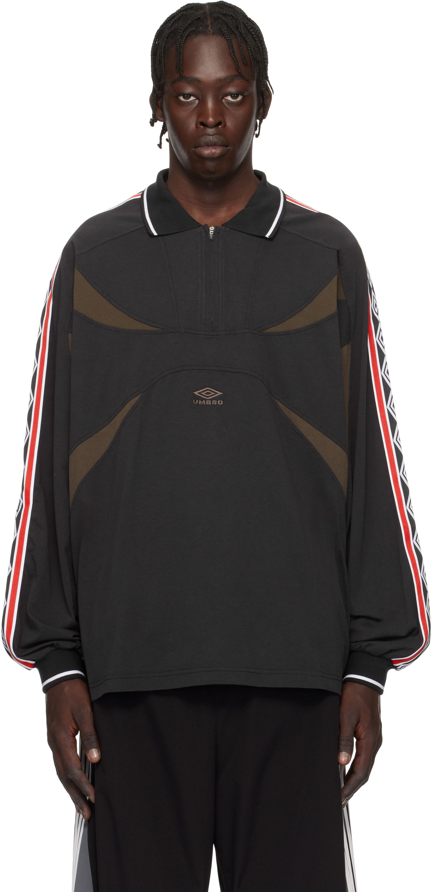 Поло тениска Umbro Umbro Taped Polo Shirt Черно | UBMW0171JY42, 0